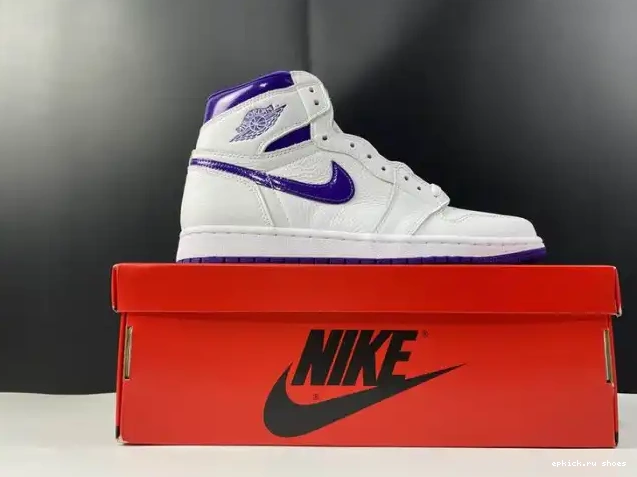 Cheap COURT HIGH PURPLE RETRO JORDAN 1 AIR CD0461-151 0602